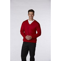 Men's Fine-Gauge V-Neck Pullover Sweater
